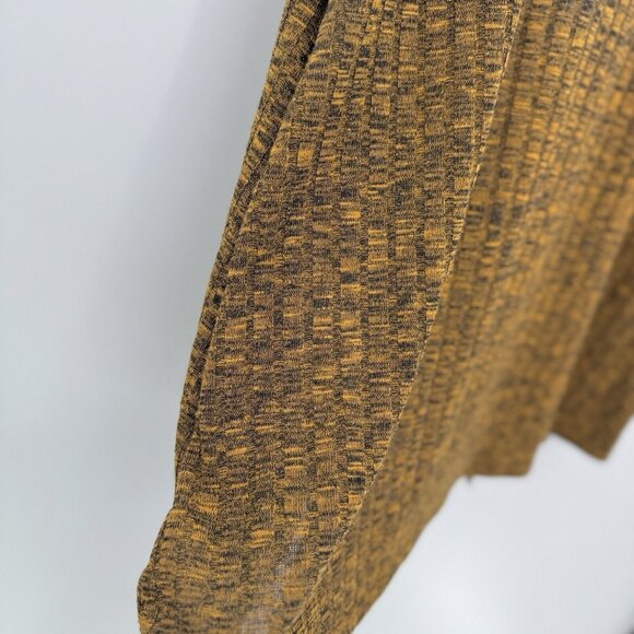 LOGO Lori Goldstein Marled Yellow Waterfall Ribbed Knit Sleeveless Vest Sz 2x - Picture 6 of 10